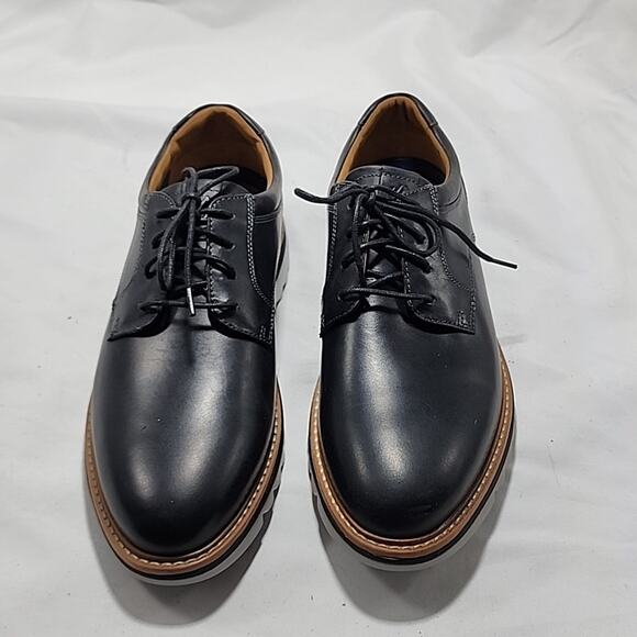JOHNSTON & MURPHY STYLE BRAYDON PLAIN TOE MENS 9 BLACK NUBUCK NWOB ELEGANT main image 13